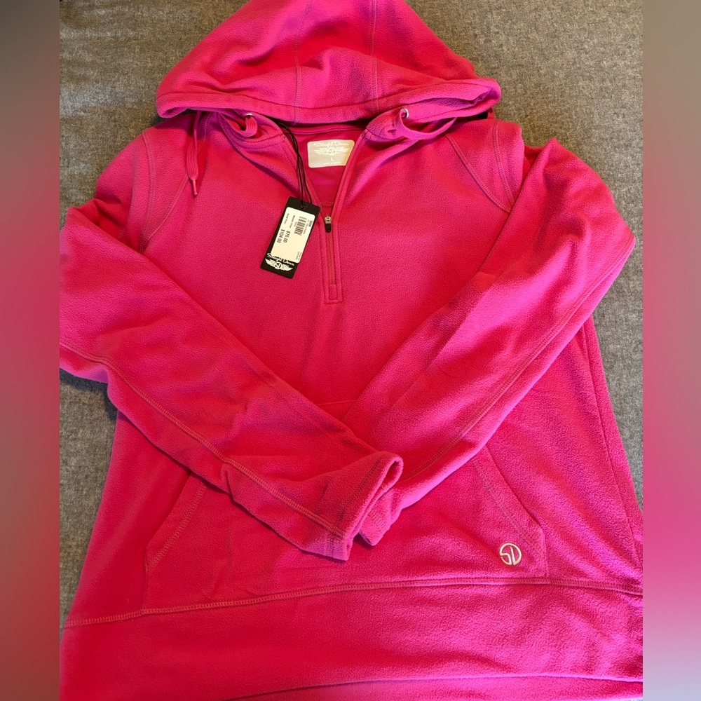 Straight Down Cruz Hoodie,‎ women’s Golf size L Fuscia. NWT